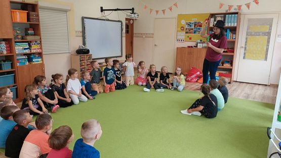 Grafika #54: 26.09.2023 Zajęcia animacyjne z panią Agatą z Sensoludka