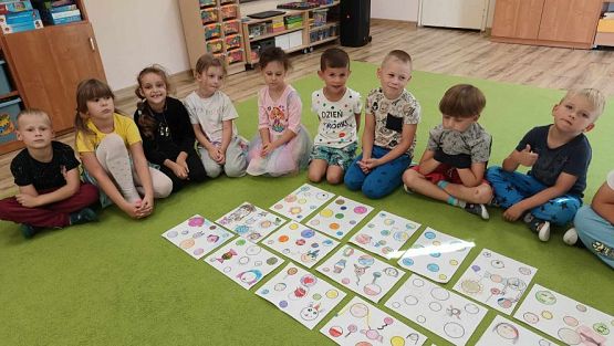 Grafika #5: 15.09.2023 Dzień kropki w naszym przedszkolu