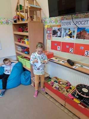 Grafika #29: 18.10.2023 Dzień listonosza - zajęcia edukacyjne w gr II