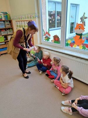 Grafika #36: 18.10.2023 Dzień listonosza - zajęcia edukacyjne w gr II