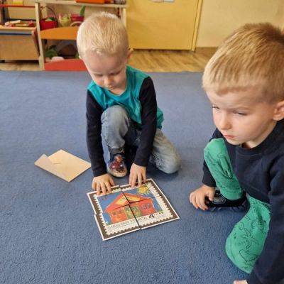 Grafika #25: 18.10.2023 Poznajemy pracę listonosza - zajęcia w gr I