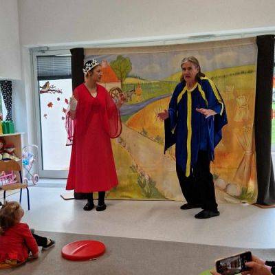 Grafika #3: 09.10.2023 Przedstawienie teatralne "Kot w butach" w wykonaniu teatru "Duet" z Krakowa