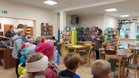 Grafika #1: 30.10.2023 Wyjazd edukacyjny do Biblioteki Miejskiej w Łebie cz.II