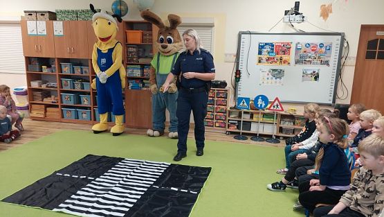 Grafika #9: 25.10.2023 "Bezpieczny przedszkolak na drodze"