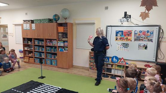 Grafika #20: 25.10.2023 "Bezpieczny przedszkolak na drodze"