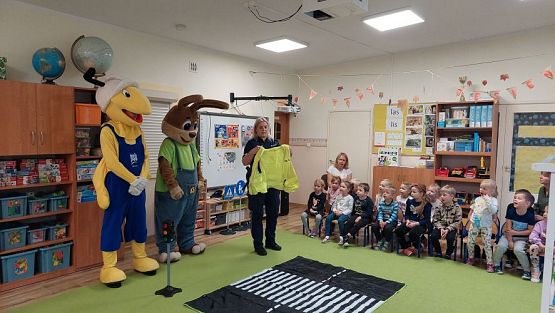 Grafika #27: 25.10.2023 "Bezpieczny przedszkolak na drodze"