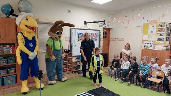 Grafika #29: 25.10.2023 "Bezpieczny przedszkolak na drodze"