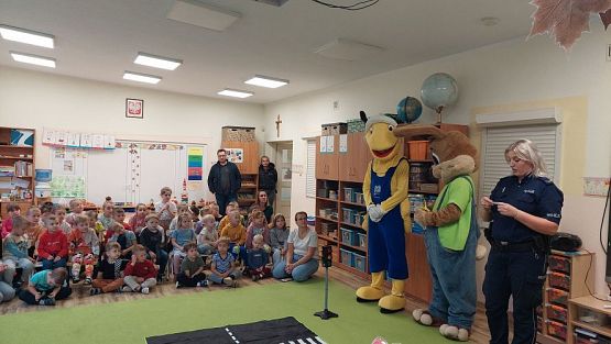 Grafika #36: 25.10.2023 "Bezpieczny przedszkolak na drodze"