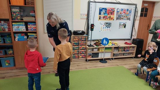 Grafika #41: 25.10.2023 "Bezpieczny przedszkolak na drodze"