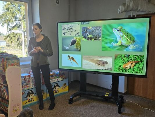 Grafika #28: 06.03.2024 Warsztaty edukacyjne "Nie bój żaby! Edukacja o płazach" - Gr III