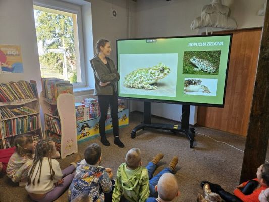 Grafika #41: 06.03.2024 Warsztaty edukacyjne "Nie bój żaby! Edukacja o płazach" - Gr III