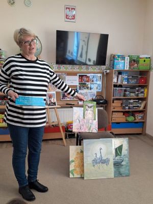 Grafika #12: 29.02.2024 Spotkanie z malarką artystką .