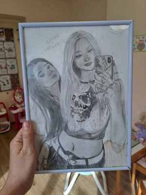 Grafika #5: 15.03.2024 Warsztaty malarskie z licealistkami z LO 2 w Lęborku gr II