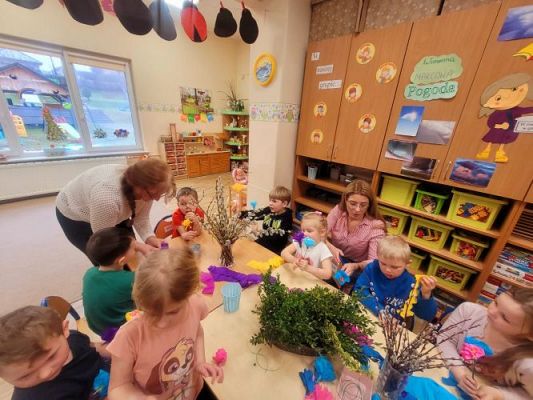 Grafika #21: 13.03.2024 Palmy wielkanocne - Warsztaty kreatywne w gr II