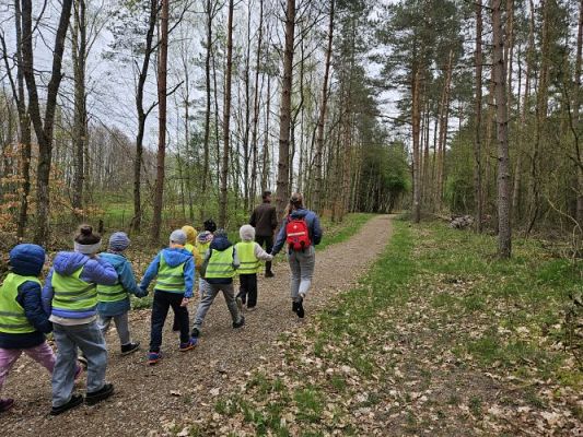 Grafika #39: 08.04.2024 Wycieczka do lasu - spotkanie z leśnikiem