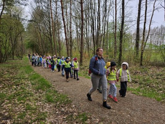 Grafika #50: 08.04.2024 Wycieczka do lasu - spotkanie z leśnikiem