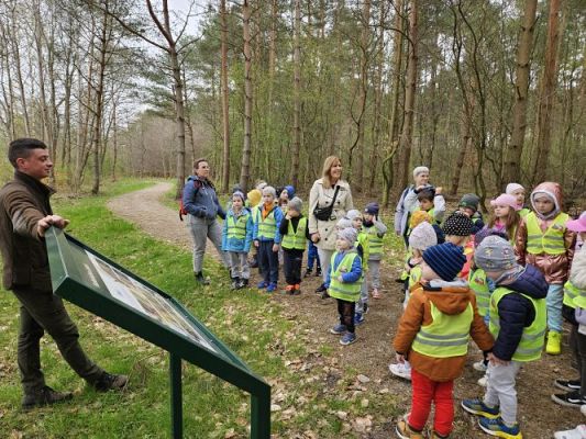 Grafika #54: 08.04.2024 Wycieczka do lasu - spotkanie z leśnikiem