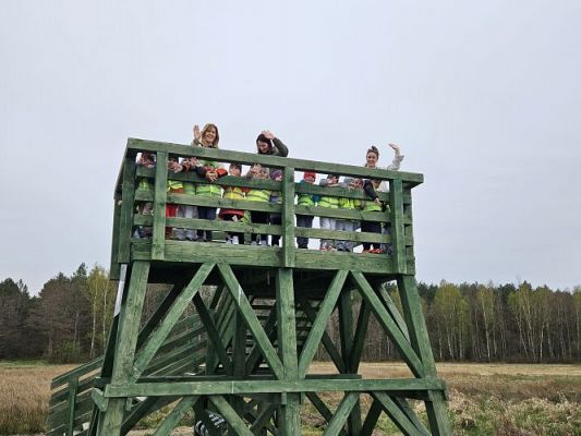 Grafika #75: 08.04.2024 Wycieczka do lasu - spotkanie z leśnikiem