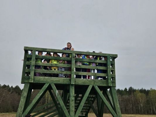 Grafika #83: 08.04.2024 Wycieczka do lasu - spotkanie z leśnikiem