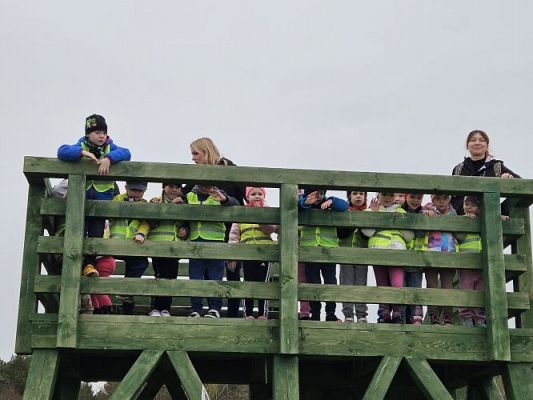 Grafika #89: 08.04.2024 Wycieczka do lasu - spotkanie z leśnikiem