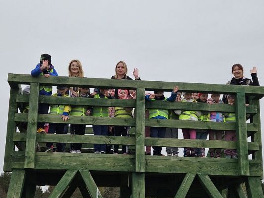 Grafika #91: 08.04.2024 Wycieczka do lasu - spotkanie z leśnikiem