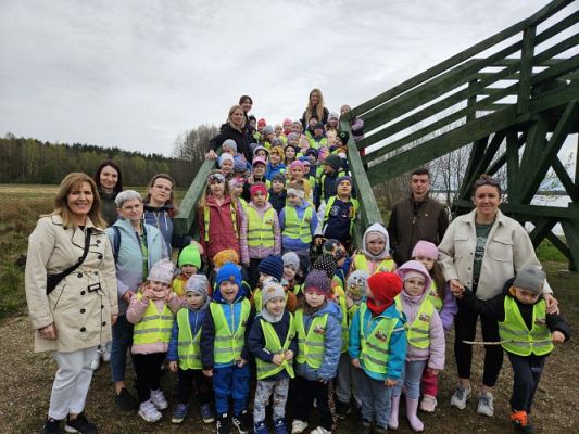 Grafika #96: 08.04.2024 Wycieczka do lasu - spotkanie z leśnikiem