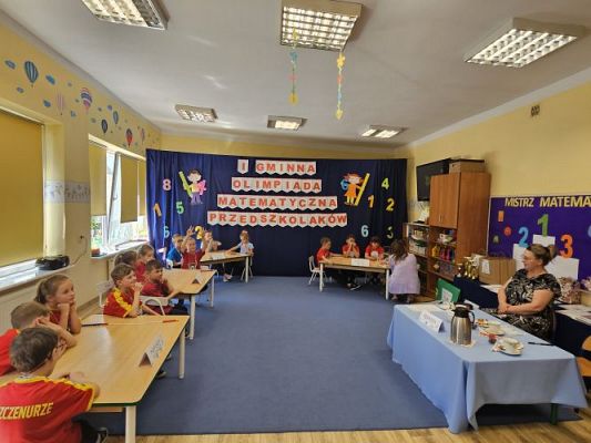 Grafika #45: 09.05.2024 I Gminna Olimpiada Matematyczna Przedszkolaków cz.II