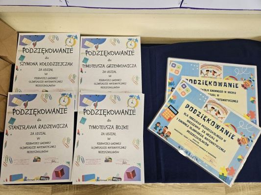 Grafika #2: 09.05.2024 I Gminna Olimpiada Matematyczna Przedszkolaków cz.I