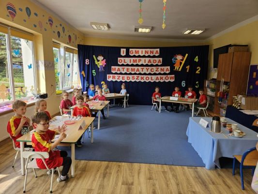 Grafika #10: 09.05.2024 I Gminna Olimpiada Matematyczna Przedszkolaków cz.I