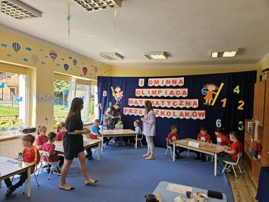 Grafika #43: 09.05.2024 I Gminna Olimpiada Matematyczna Przedszkolaków cz.I