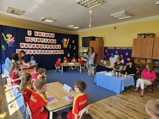 Grafika #54: 09.05.2024 I Gminna Olimpiada Matematyczna Przedszkolaków cz.I