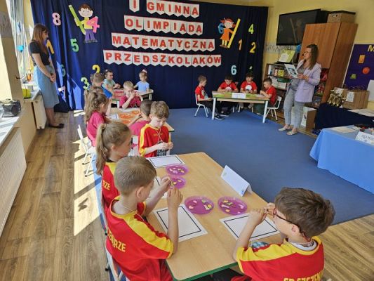 Grafika #55: 09.05.2024 I Gminna Olimpiada Matematyczna Przedszkolaków cz.I