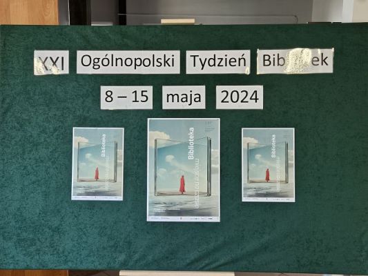 Grafika #0: 08.05.2024 Zajęcia biblioteczne w Bibliotece Gminnej w Wicku - gr I, II