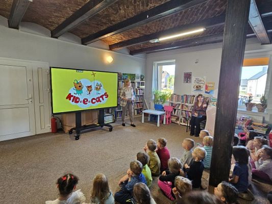 Grafika #4: 08.05.2024 Zajęcia biblioteczne w Bibliotece Gminnej w Wicku - gr I, II