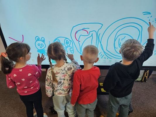 Grafika #26: 08.05.2024 Zajęcia biblioteczne w Bibliotece Gminnej w Wicku - gr I, II