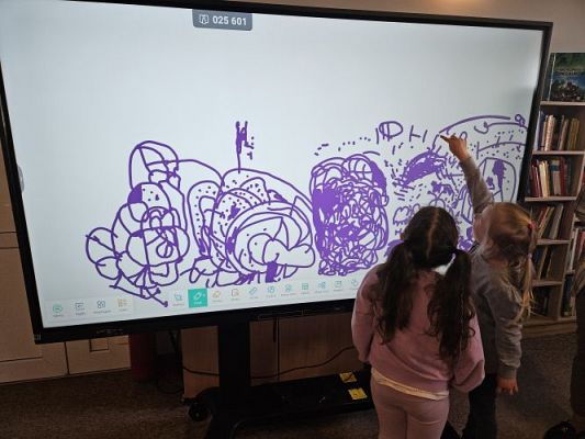 Grafika #45: 08.05.2024 Zajęcia biblioteczne w Bibliotece Gminnej w Wicku - gr I, II