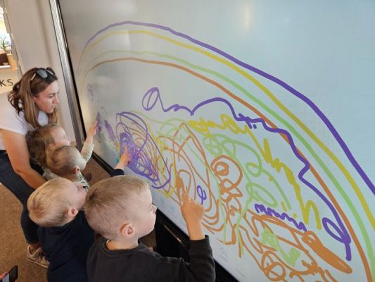 Grafika #48: 08.05.2024 Zajęcia biblioteczne w Bibliotece Gminnej w Wicku - gr I, II