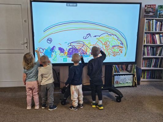 Grafika #49: 08.05.2024 Zajęcia biblioteczne w Bibliotece Gminnej w Wicku - gr I, II