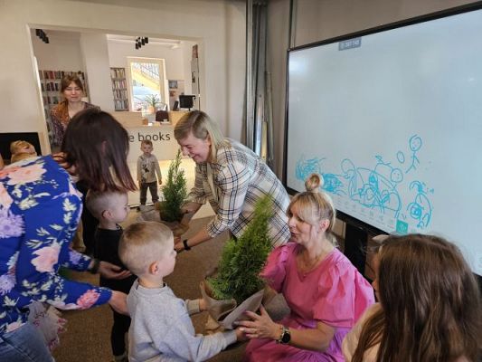 Grafika #55: 08.05.2024 Zajęcia biblioteczne w Bibliotece Gminnej w Wicku - gr I, II