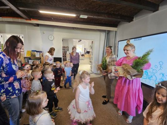 Grafika #57: 08.05.2024 Zajęcia biblioteczne w Bibliotece Gminnej w Wicku - gr I, II