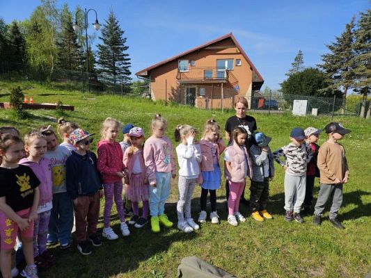 Grafika #9: 30.04.2024 Spotkanie ze strażakami z OSP Wrzeście