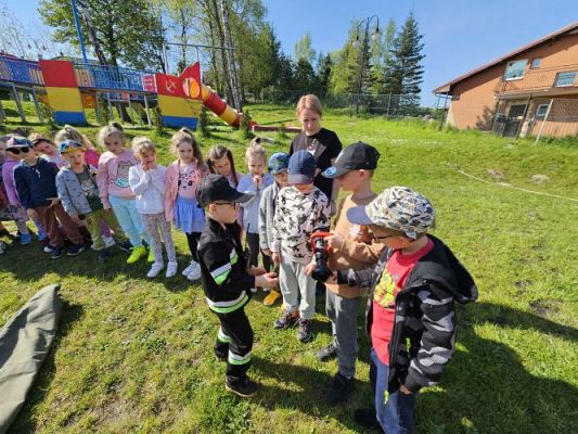 Grafika #12: 30.04.2024 Spotkanie ze strażakami z OSP Wrzeście