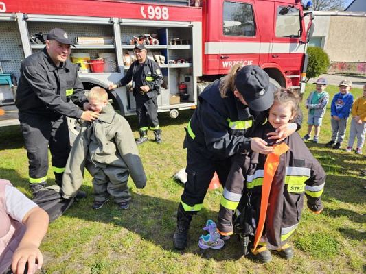 Grafika #22: 30.04.2024 Spotkanie ze strażakami z OSP Wrzeście