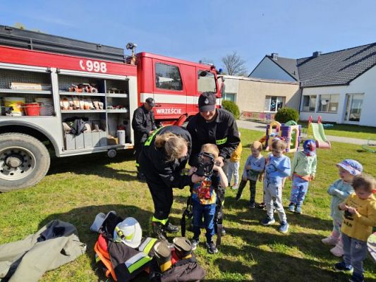 Grafika #33: 30.04.2024 Spotkanie ze strażakami z OSP Wrzeście