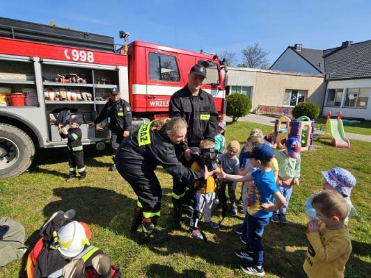 Grafika #34: 30.04.2024 Spotkanie ze strażakami z OSP Wrzeście