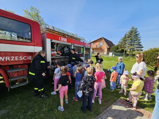 Grafika #41: 30.04.2024 Spotkanie ze strażakami z OSP Wrzeście