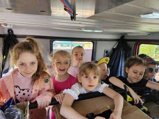 Grafika #46: 30.04.2024 Spotkanie ze strażakami z OSP Wrzeście