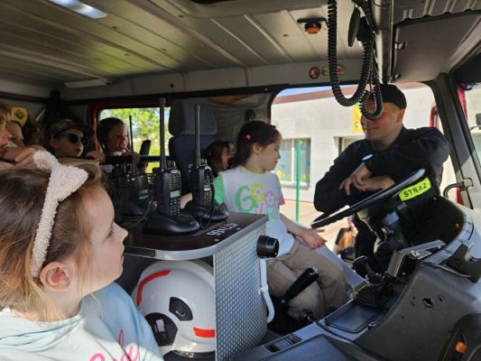 Grafika #48: 30.04.2024 Spotkanie ze strażakami z OSP Wrzeście