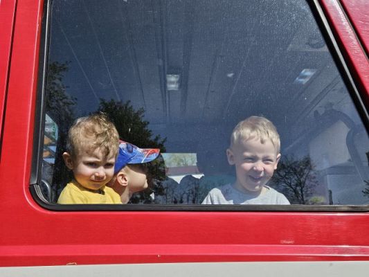 Grafika #57: 30.04.2024 Spotkanie ze strażakami z OSP Wrzeście