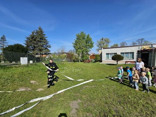 Grafika #59: 30.04.2024 Spotkanie ze strażakami z OSP Wrzeście